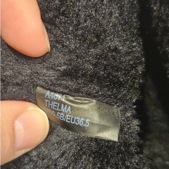 Coach Black Signature Print Leather Thelma Mid-Calf Winter Boot sz 6.5B Casual - Picture 2 of 8